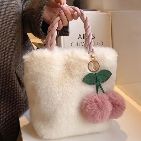 FAUX FUR BAG - Picture 1 of 3
